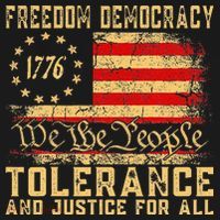 Freedom Democracy Tolerance And Justice For All Hands Off Women's Hoodie thumb 2