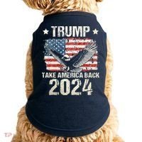 Free Donald Trump Republican Support Doggie Tank thumb 0