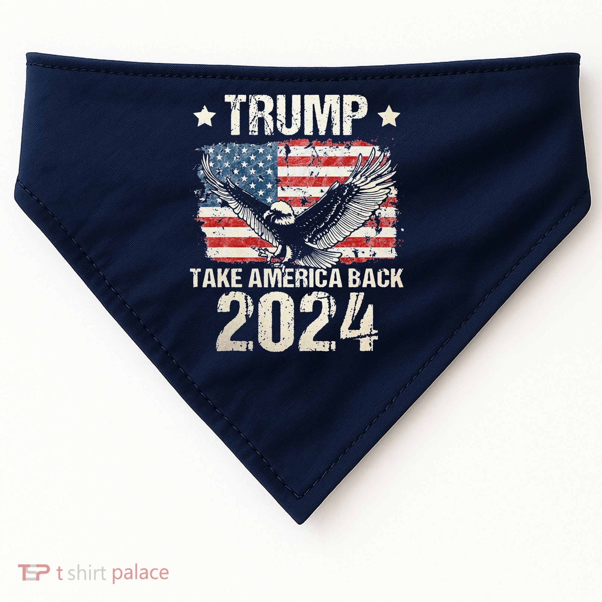 Free Donald Trump Republican Support USA-Made Doggie Bandana