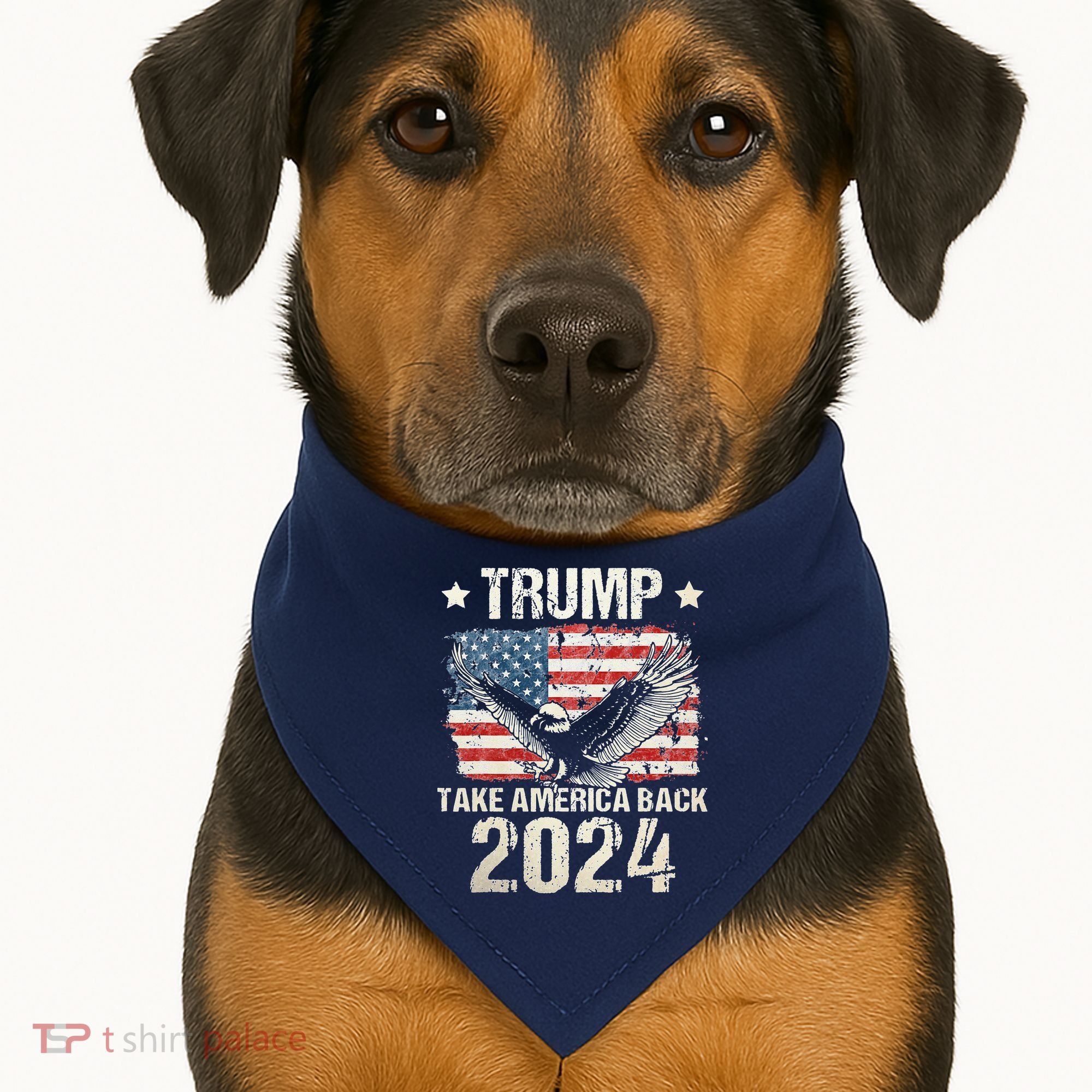 Free Donald Trump Republican Support USA-Made Doggie Bandana