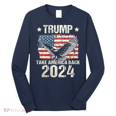 Free Donald Trump Republican Support Long Sleeve Shirt