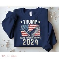 Free Donald Trump Republican Support Sweatshirt thumb 2