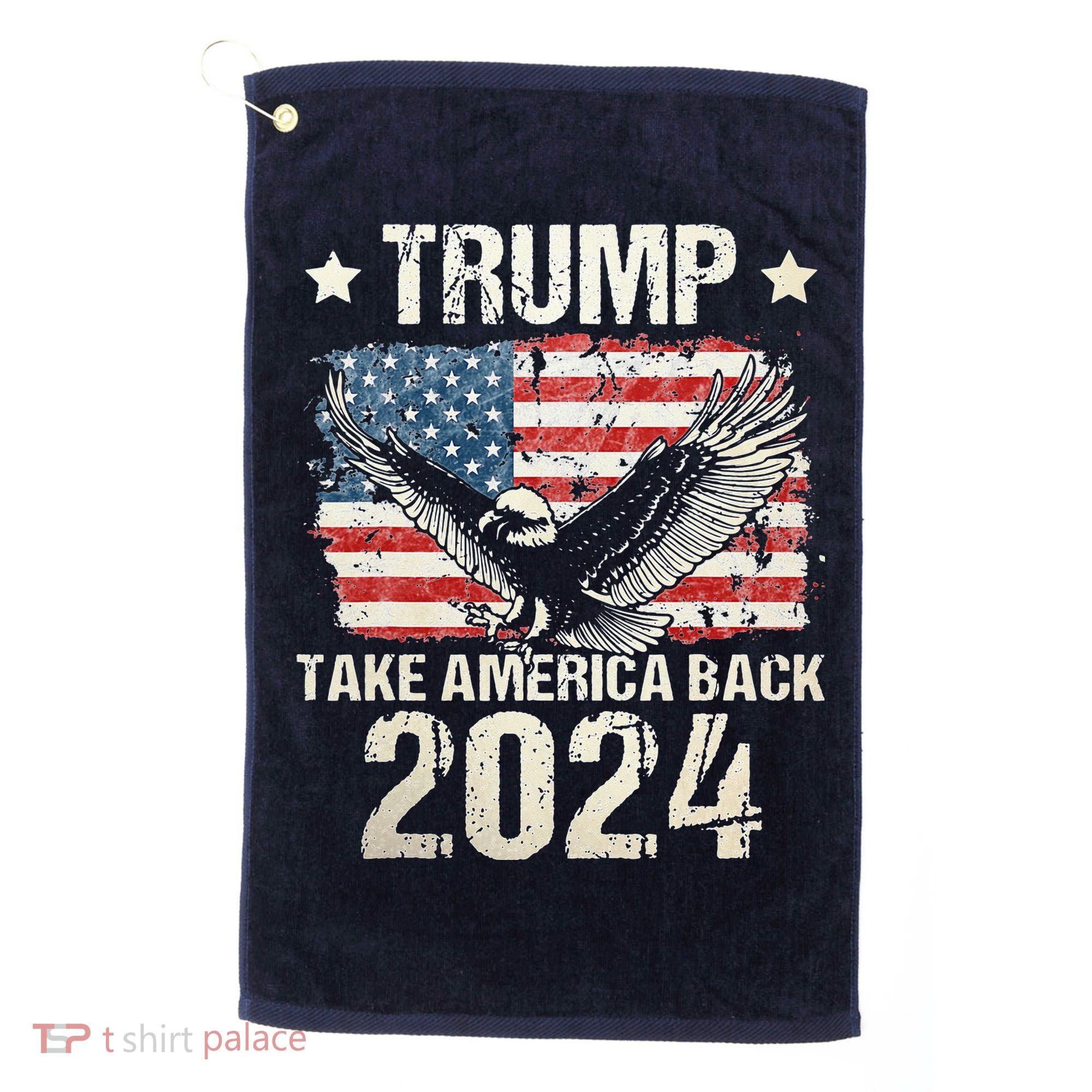Free Donald Trump Republican Support Golf Towel
