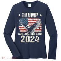 Free Donald Trump Republican Support Women's Long Sleeve Shirt thumb 0