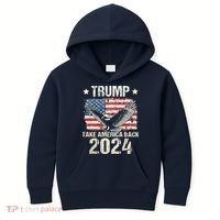 Free Donald Trump Republican Support Kids Hoodie thumb 0