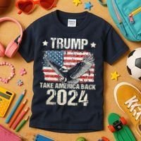 Free Donald Trump Republican Support Kids T-Shirt thumb 3