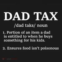Funny Dad Tax Definition Ornament thumb 1