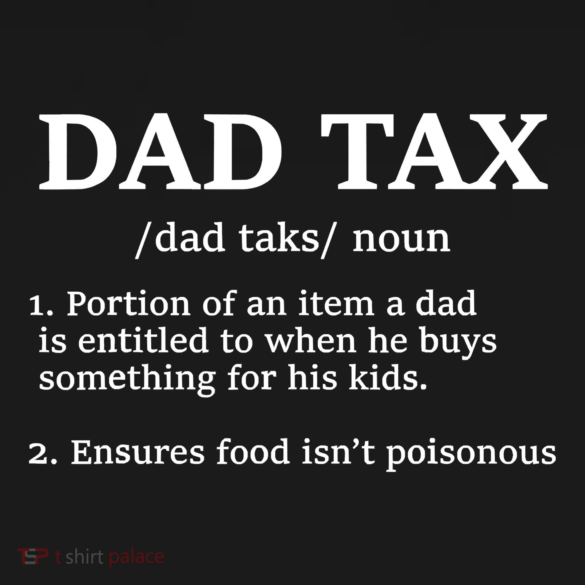 Funny Dad Tax Definition Ornament