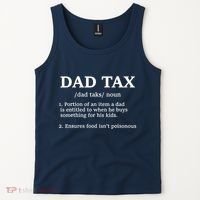 Funny Dad Tax Definition Tank Top thumb 2