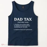 Funny Dad Tax Definition Tank Top thumb 2