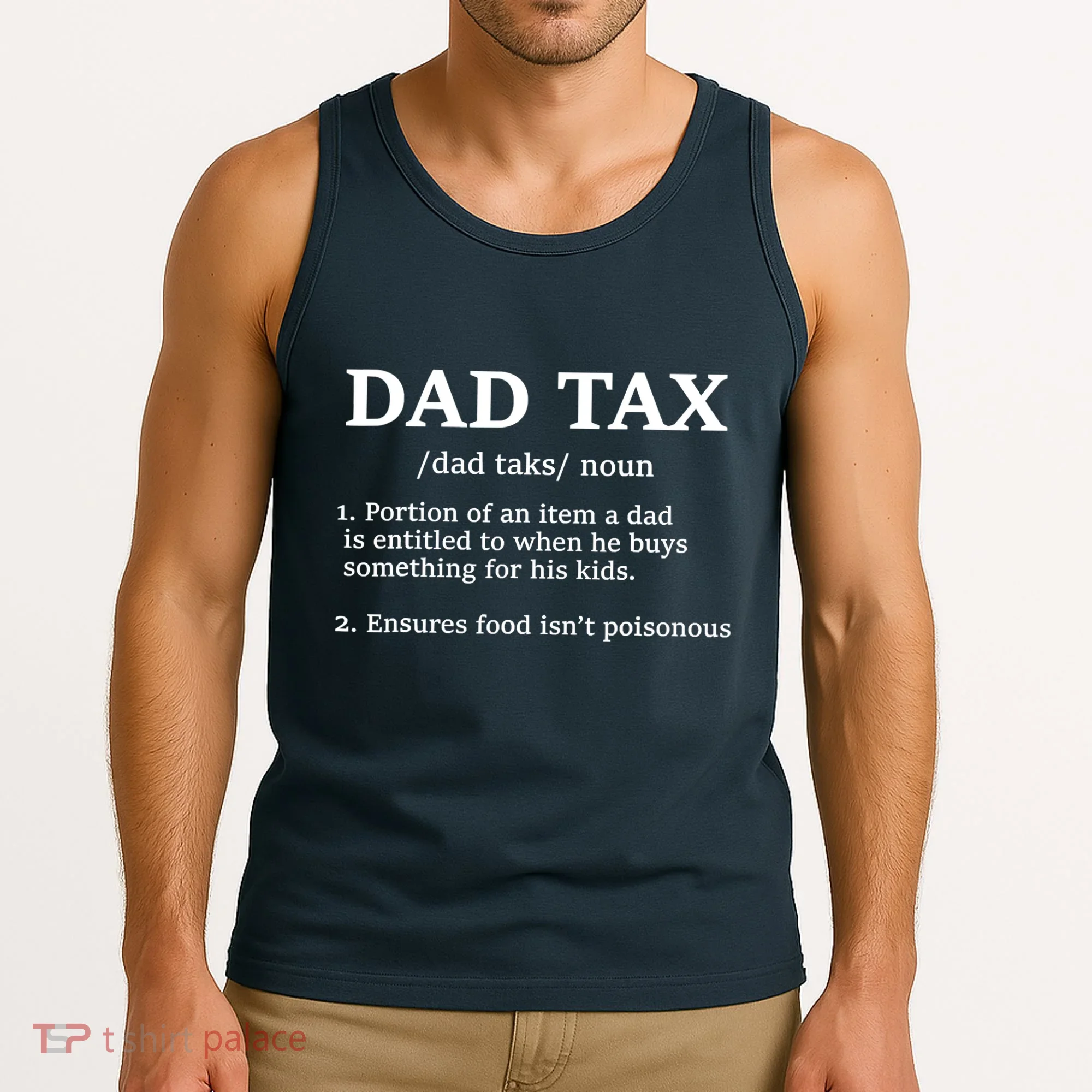 Funny Dad Tax Definition Tank Top