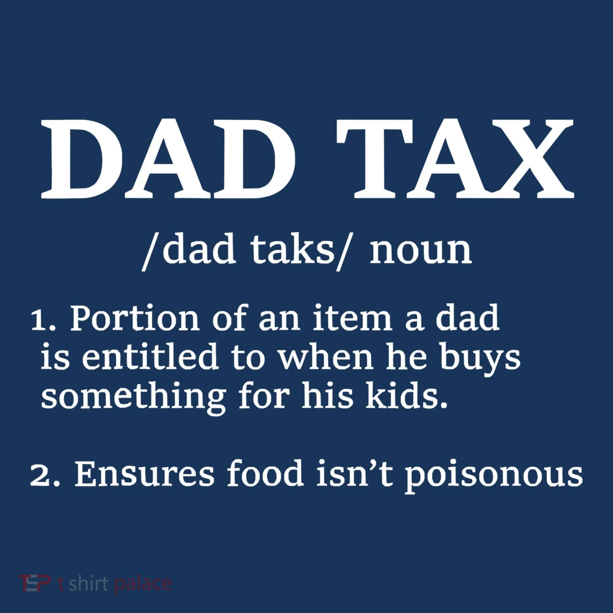 Funny Dad Tax Definition Tank Top