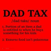 Funny Dad Tax Definition Santa Hat thumb 1