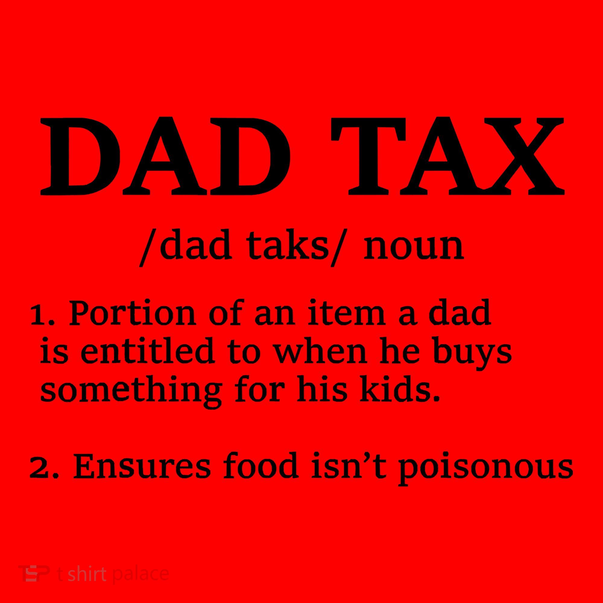 Funny Dad Tax Definition Santa Hat