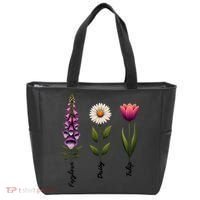 Foxglove Daisy Tulip Floral  Tote Bag thumb 0