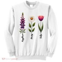 Foxglove Daisy Tulip Floral  Sweatshirt thumb 0