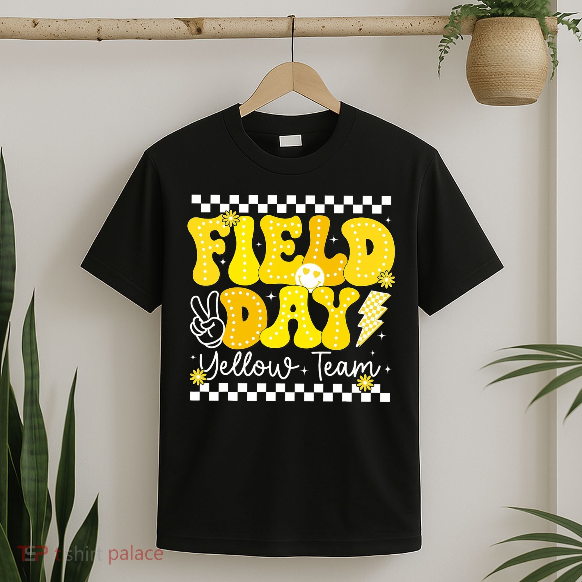 Field Day Trip Yellow Team Color Game Competition  T-Shirt