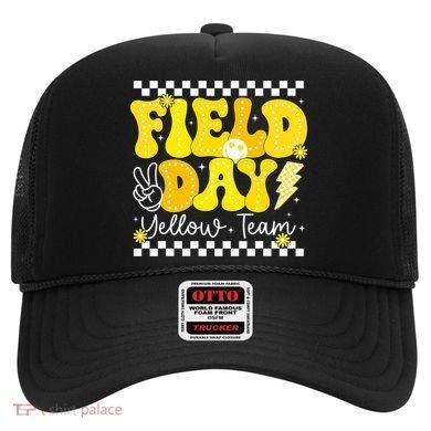 Field Day Trip Yellow Team Color Game Competition  Hat