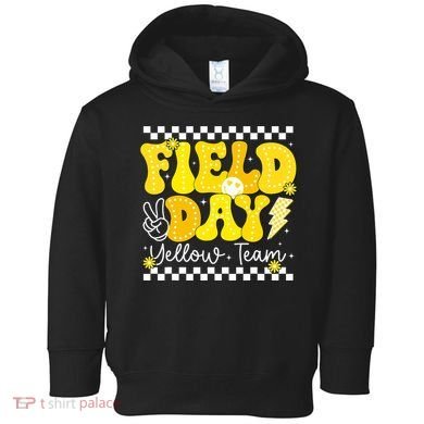 Field Day Trip Yellow Team Color Game Competition  Toddler Hoodie