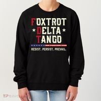 Foxtrot Delta Tango Resist Persist Protest Women Women's Sweatshirt thumb 0