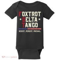 Foxtrot Delta Tango Resist Persist Protest Women Baby Bodysuit thumb 0