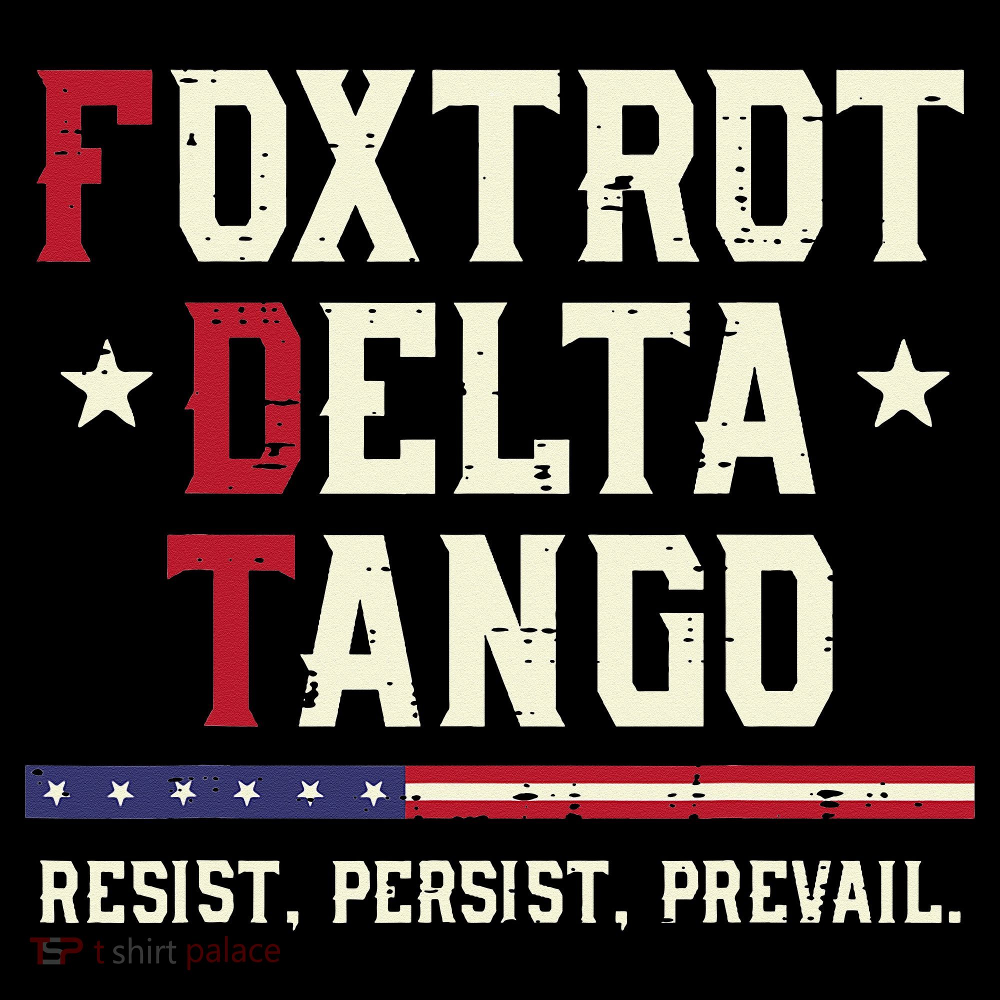 Foxtrot Delta Tango Resist Persist Protest Women Baby Bodysuit