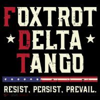 Foxtrot Delta Tango Resist Persist Protest Women Tank Top thumb 6