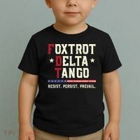 Foxtrot Delta Tango Resist Persist Protest Women Toddler T-Shirt thumb 2