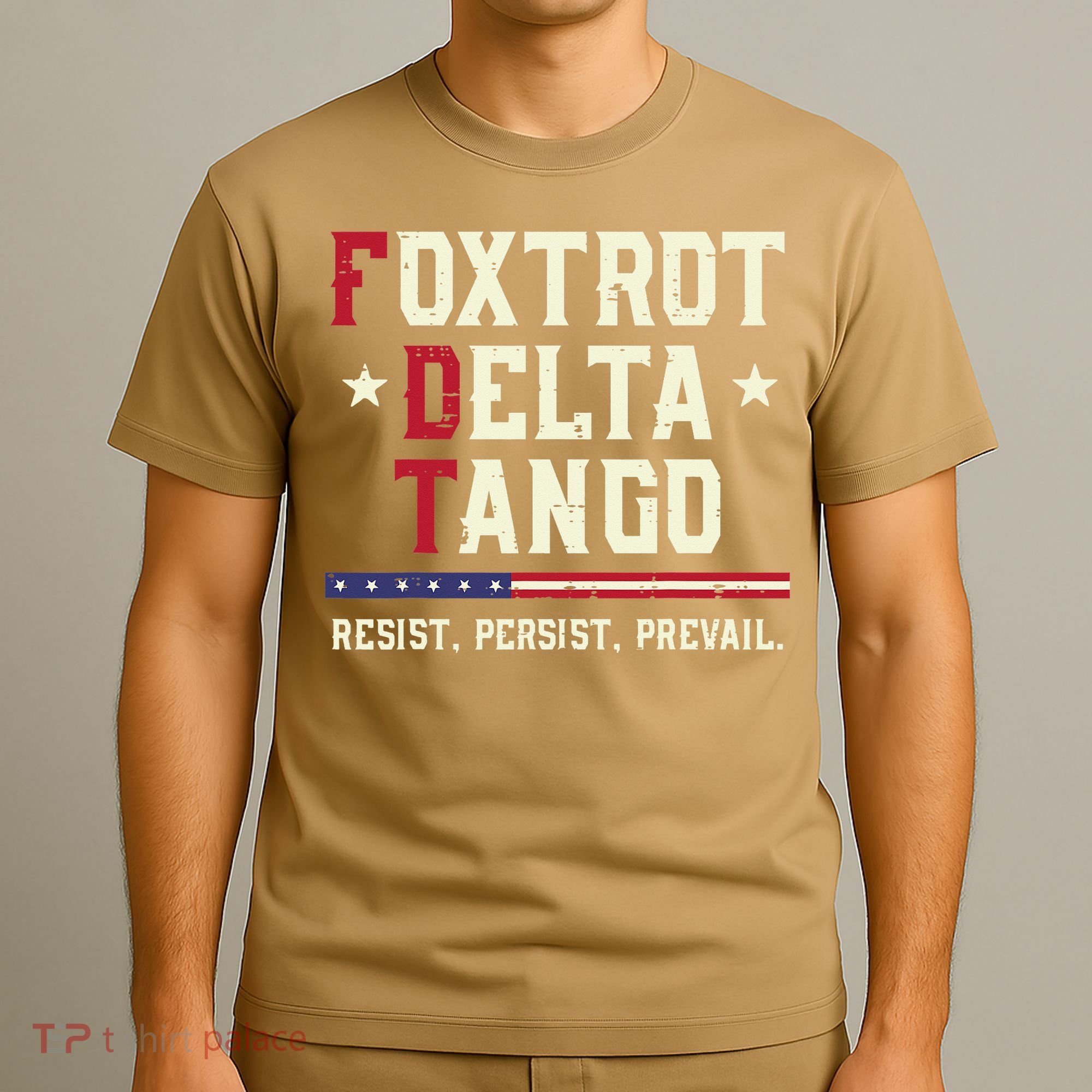Foxtrot Delta Tango Resist Persist Protest Women T-Shirt