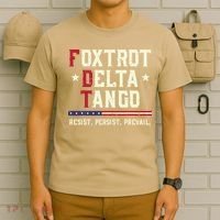 Foxtrot Delta Tango Resist Persist Protest Women T-Shirt thumb 6