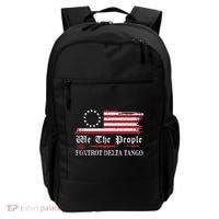 Foxtrot Delta Tango Flag We The People Resist Women Backpack thumb 0