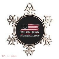 Foxtrot Delta Tango Flag We The People Resist Women Ornament thumb 0