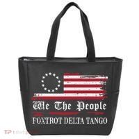Foxtrot Delta Tango Flag We The People Resist Women Tote Bag thumb 0
