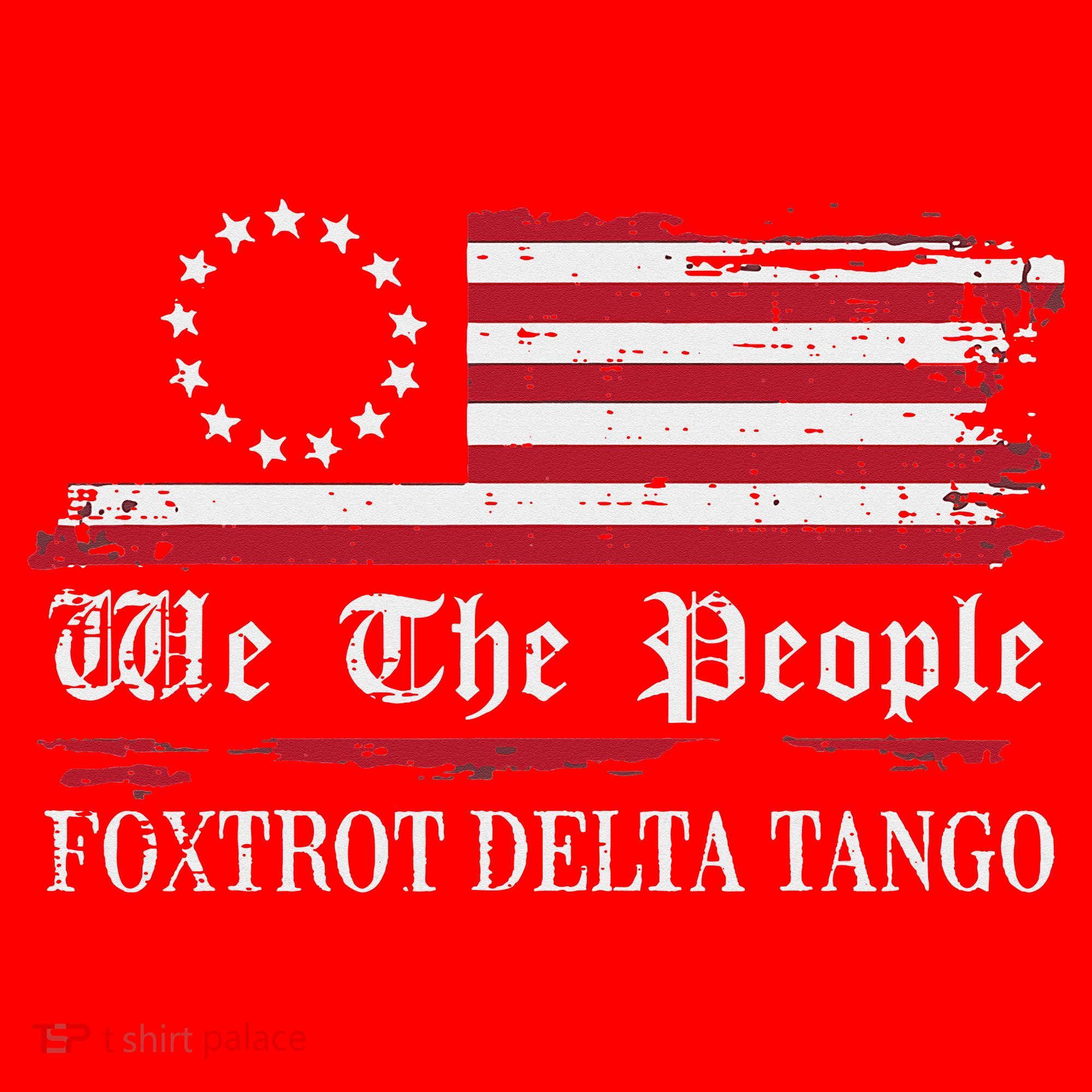 Foxtrot Delta Tango Flag We The People Resist Women Santa Hat