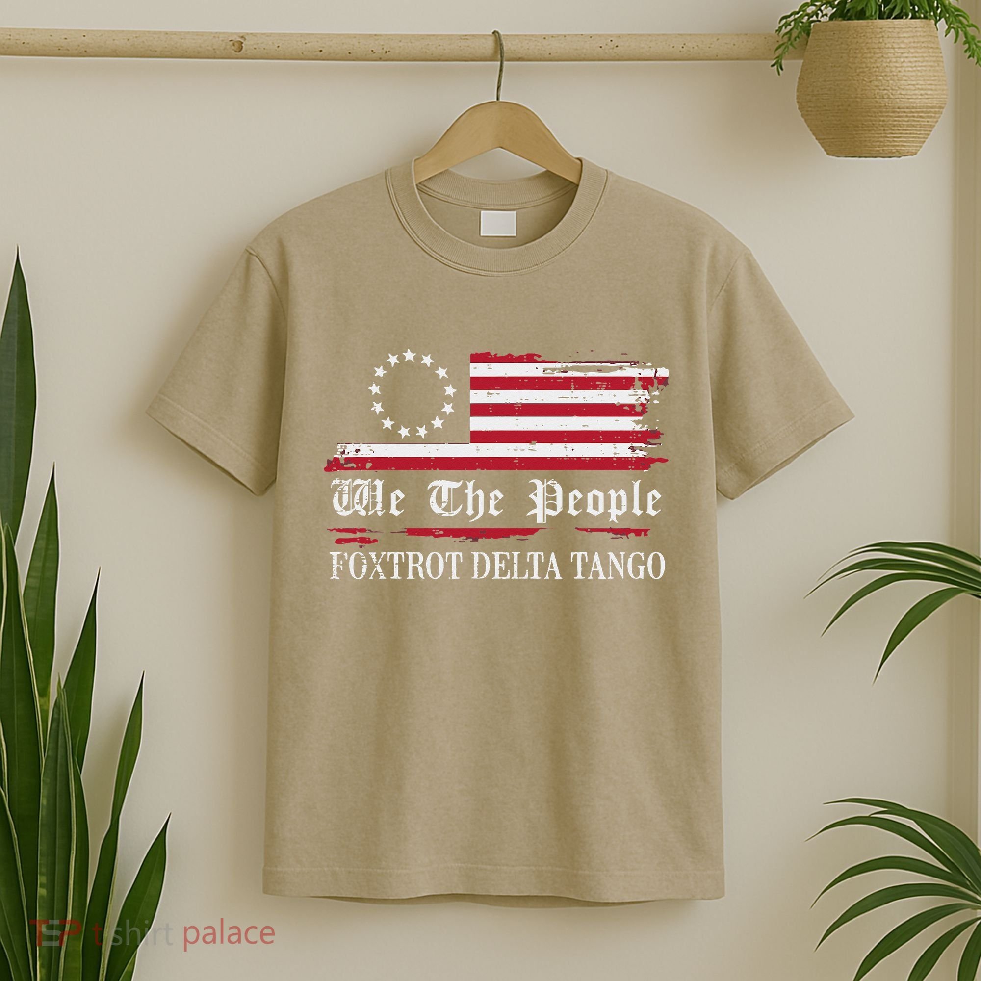 Foxtrot Delta Tango Flag We The People Resist Women T-Shirt