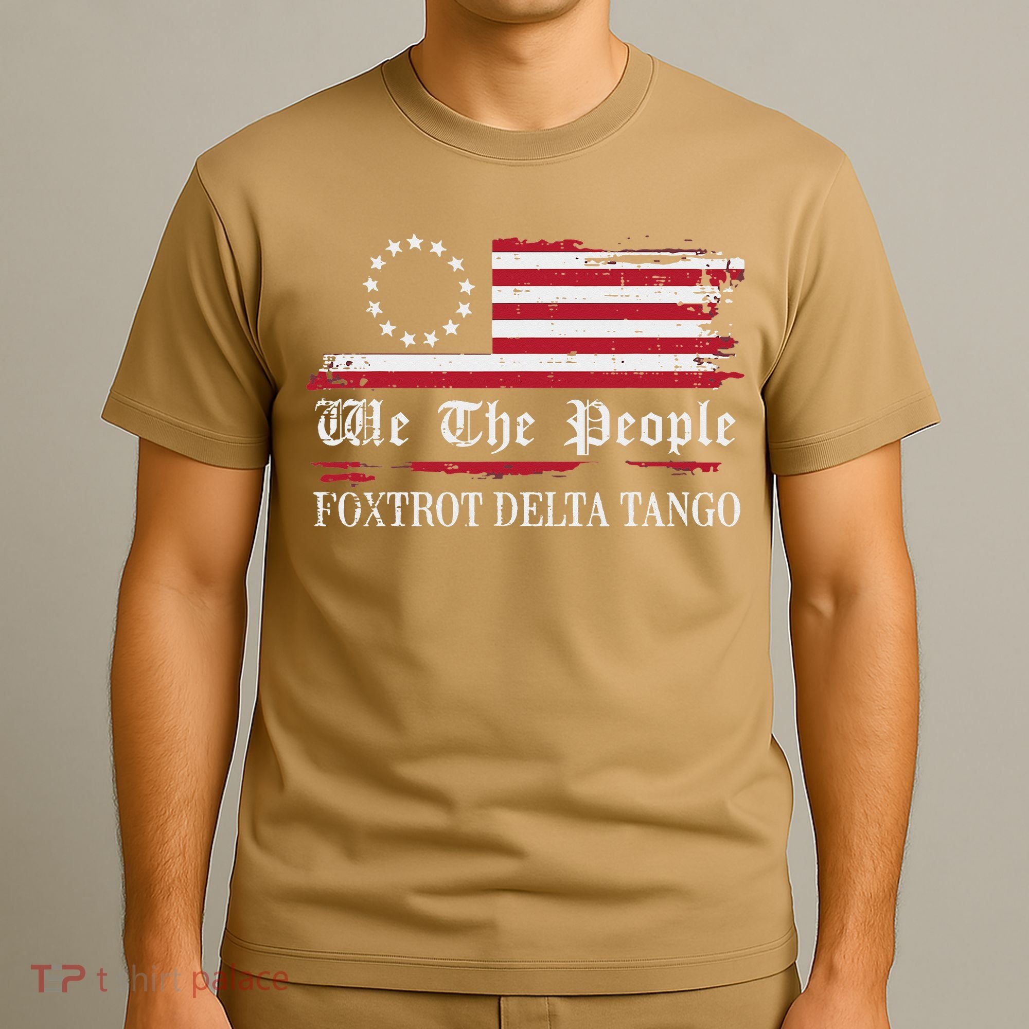 Foxtrot Delta Tango Flag We The People Resist Women T-Shirt