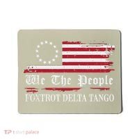 Foxtrot Delta Tango Flag We The People Resist Women Mousepad thumb 0