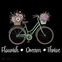 Flourish Dream Thrive Floral Bike Subtle 8647 Trump Resist Coffee Mug thumb 5