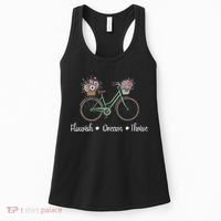 Flourish Dream Thrive Floral Bike Subtle 8647 Trump Resist Women's Tank Top thumb 0