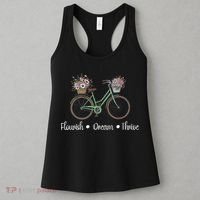 Flourish Dream Thrive Floral Bike Subtle 8647 Trump Resist Women's Tank Top thumb 3