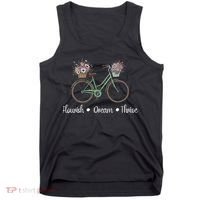 Flourish Dream Thrive Floral Bike Subtle 8647 Trump Resist Tank Top thumb 0