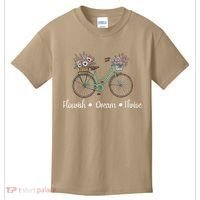 Flourish Dream Thrive Floral Bike Subtle 8647 Trump Resist Kids T-Shirt thumb 0