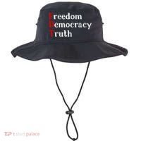 Freedom Democracy & Truth Foxtrots-deltas-tangos Resist  Bucket Hat thumb 0