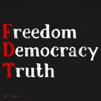 Freedom Democracy & Truth Foxtrots-deltas-tangos Resist  Coaster thumb 2