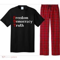 Freedom Democracy & Truth Foxtrots-deltas-tangos Resist  Pajama Set thumb 0