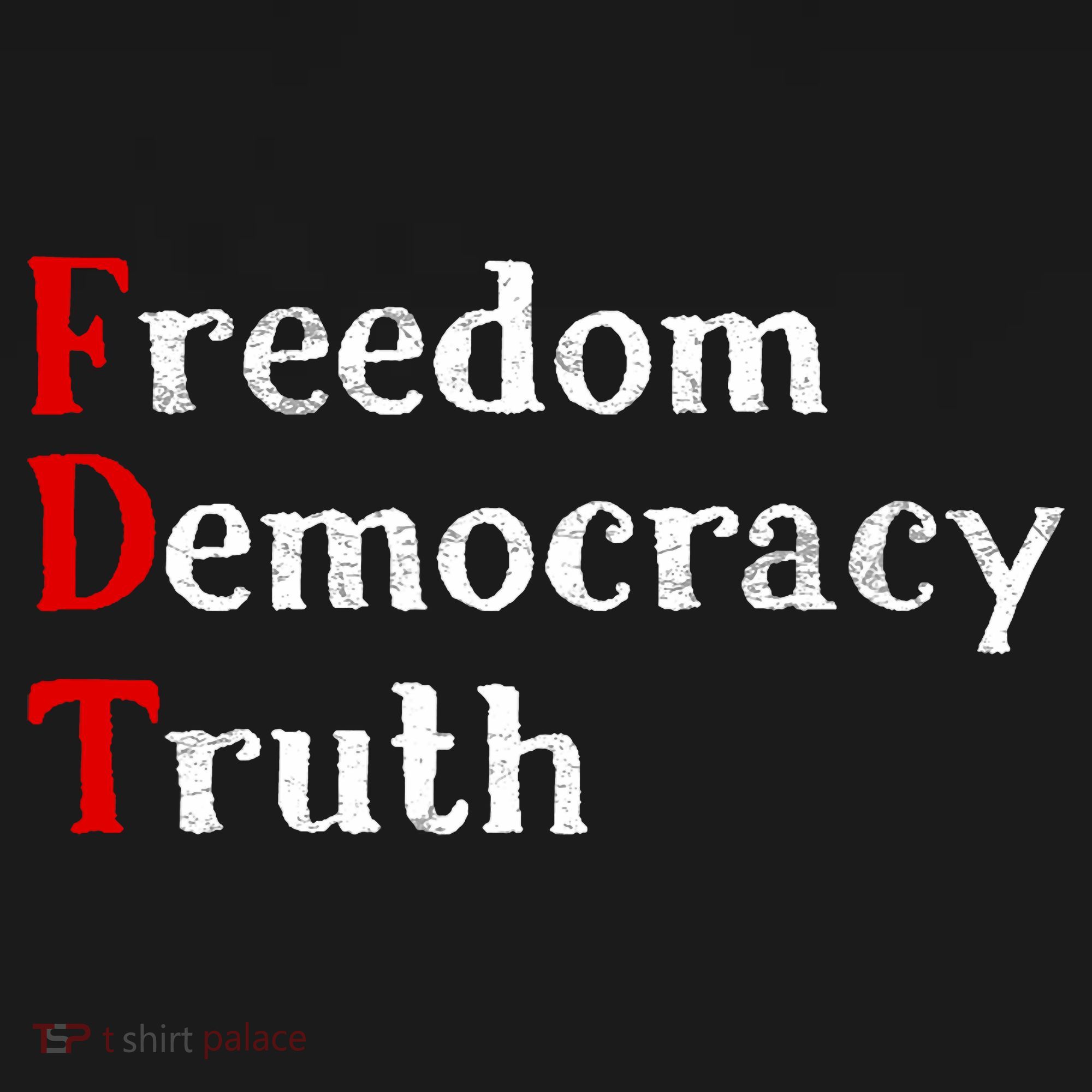 Freedom Democracy & Truth Foxtrots-deltas-tangos Resist  Women's Hoodie