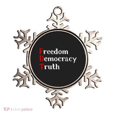 Freedom Democracy & Truth Foxtrots-deltas-tangos Resist  Ornament