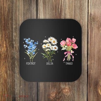 Foxtrot Delta Tango Subtle Anti Trump President Liberal Coaster