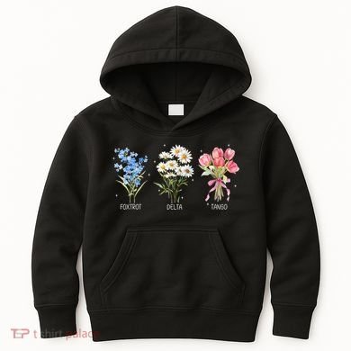 Foxtrot Delta Tango Subtle Anti Trump President Liberal Kids Hoodie