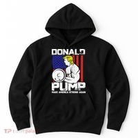Funny Donald Trump Weight Lifting Workout Gym Hoodie thumb 0
